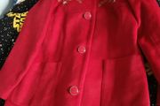 BNWT Savida Burgandy Arizona Embroidered Coat