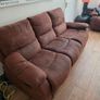 3 seater recliners x2 Image 4
