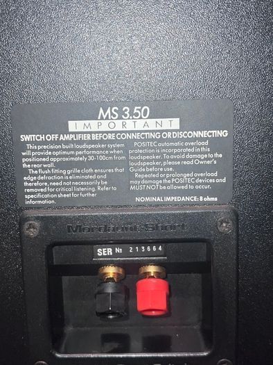 Mordaunt Short MS 3.50 Floorstanding Speakers