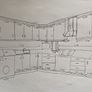 kitchen cabinets and worktop Image 9