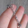 Beautiful  3 layer necklace silver metal zinc alloys Image 8