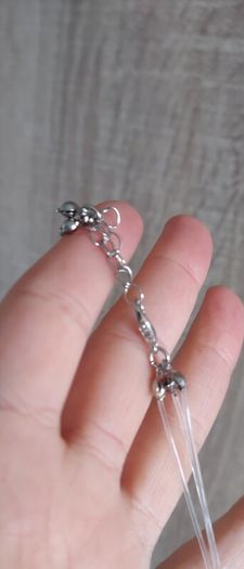 Beautiful  3 layer necklace silver metal zinc alloys