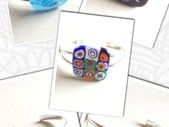 Handmade Glass Fused Dichroic Bangle - FREE DELIVERY