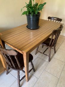 Table and 4 chairs