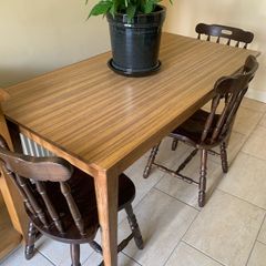 Table and 4 chairs