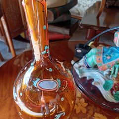 Vintage amber vase
