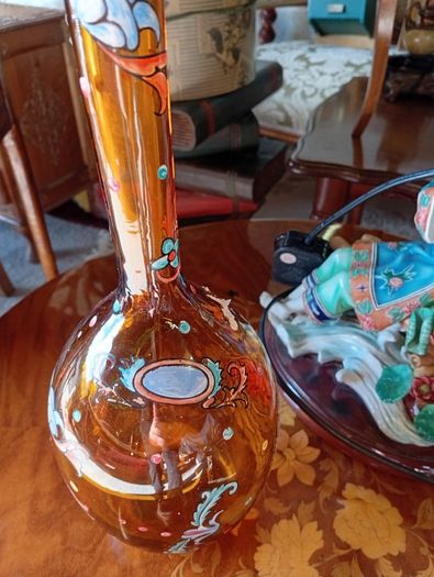 Vintage amber vase