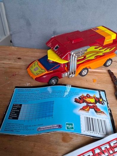 Transformers G1 re-issue Rodimus Prime.