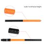 3.36m orange Laser Level Extend Telescoping Pole With 1/4"and 5/8" Interface Mount Ceiling Leveling Rod Image 3