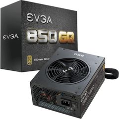 EVGA 850 GQ, 80+ Gold 850W, Semi Modular, EVGA Eco Mode, Power Supply