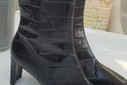 TOPSHOP Leather croc print boots Sz 42 (8 to 8.5UK) - Bnwt Rrp 120