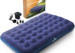 Camping Inflatable Airbed - Quick Inflating Outdoor Air Mattress with Spring Support & Durable Material I Versatile, Easy Store Blow Up Bed Perfect for Hiking & Festivals Double With Free Air Pump (FREE POSTAGE)
