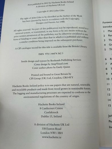 SIGNED John Giles The Great & The Good Hardback Leeds Ireland Football Legend