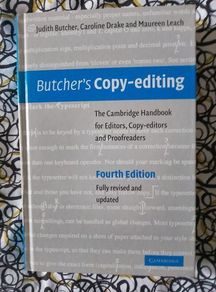 Handbook - Butcher's Copy-editing - 4th Edition - Hardback