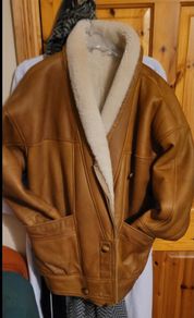 Jacket sheepskin leather jacket