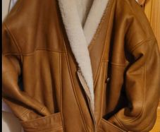 Jacket sheepskin leather jacket