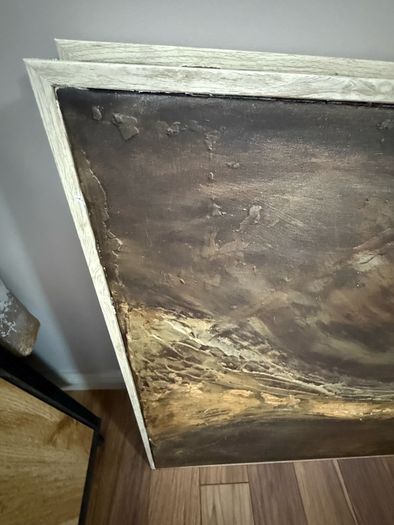 Textured & Gold Art Piece