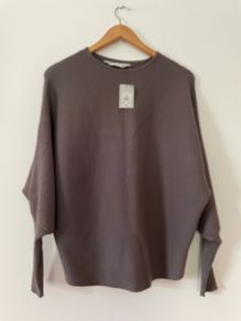 Primark grey jumper size 10 to 12 New with tags