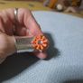 Orange flower ring Image 3