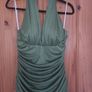 Linda Bernell lime green halterneck dress (free post) Image 2