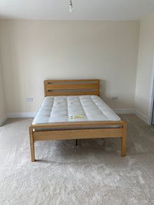 Solid Oak Double Bed Frame