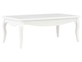 Coffee Table White 110x60x40 cm Solid Pine Wood