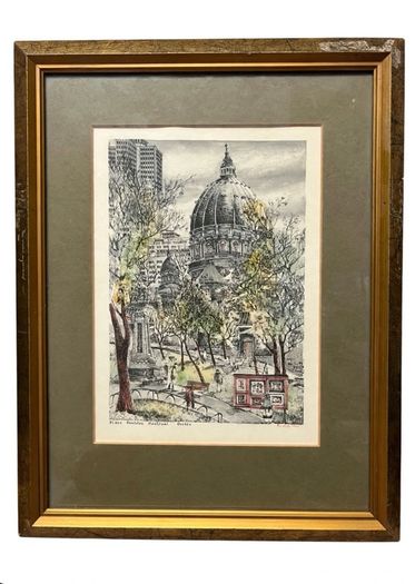 1970s Canadian etchings set of 3