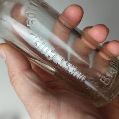 149 - Vintage West Cork Bottling Company Bandon Clear Glass Collectible Decorative Bottle