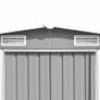 Garden Shed 257x298x178 cm Metal Grey Image 2