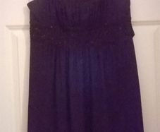 Gorgeous Black Sequin Glitter Black Dress