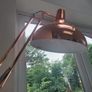 Copper standing floor lamp Image 2