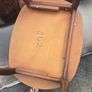 Vintage Dark Wood Occasional Side Table Queen Anne Style Image 2