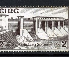 1930 Ireland Completion of Shannon Hydro-Hydro-Electric Power Scheme Commemorative Stamp Mint Never Hinged (MNH)