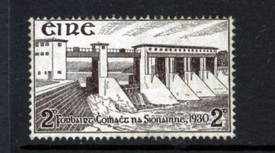 1930 Ireland Completion of Shannon Hydro-Hydro-Electric Power Scheme Commemorative Stamp Mint Never Hinged (MNH)