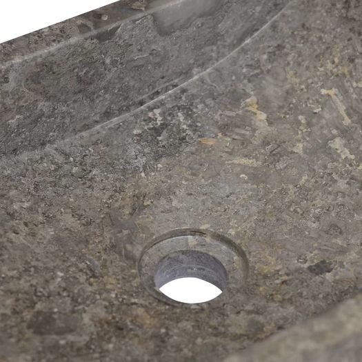Sink Grey 45x30x12 cm Marble
