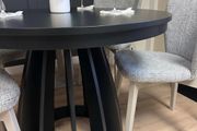Axis Black Extendable Dining Table  100 to 140cm