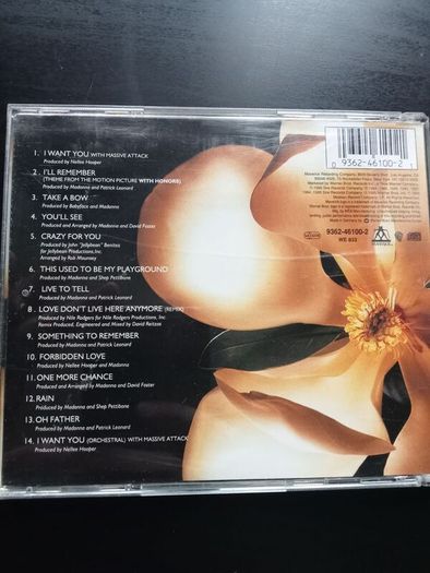 Madonna - Something to Remember CD
