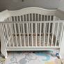 Pali solid white wood cot Image 3