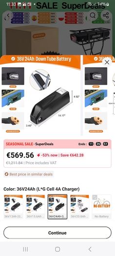 Bafang mid drive 36v 250w new kit and  24Amp  battery,  ebike kit
