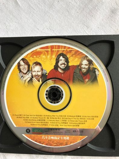 Foo Fighters Rare Chinese CD