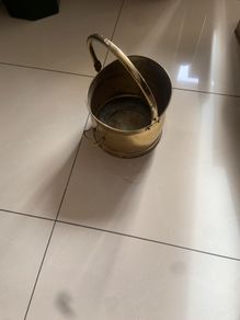 brass coal scuttle