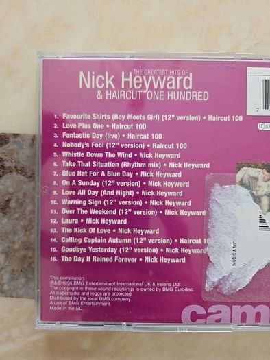 Nick Heyward & Haircut One Hundred CD - Greatest Hits