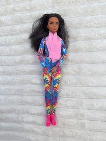 Barbie Winter Sports Sled You Can Be Anything only Doll Used Please see photos