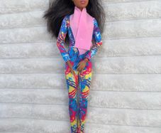 Barbie Winter Sports Sled You Can Be Anything only Doll Used Please see photos