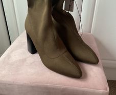 ankle boot sock boot size 40 khaki boot
