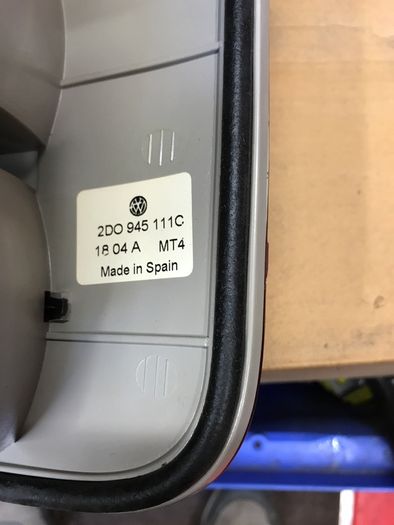 Vw LT p/s rear lense