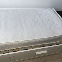 Ikea Brimnes bed and Pocket sprung mattress