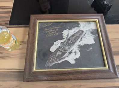 Signed by United states Captain USA military picture