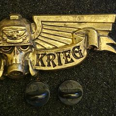 Warhammer 40k, KRIEG, Pin Back Badge.