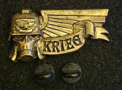 Warhammer 40k, KRIEG, Pin Back Badge.
